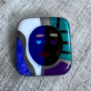 Contemporary jewelry pin